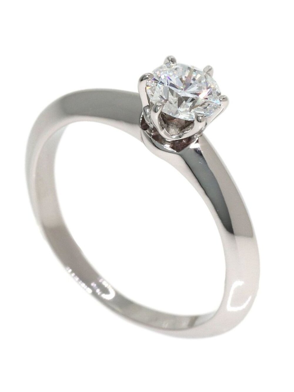 Tiffany & Co Solitaire Diamond Ring PT